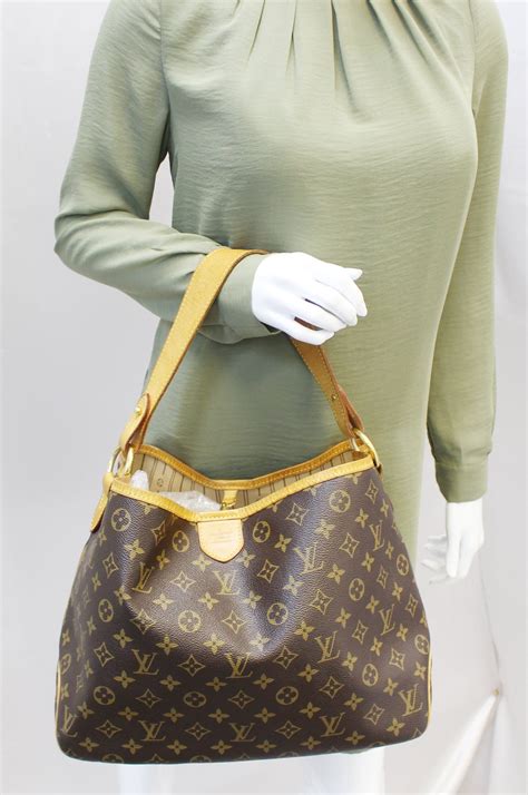 louis vuitton delightful pm monogram tote brown canvas shoulder bag|Graceful PM Women's Hobo Handbags .